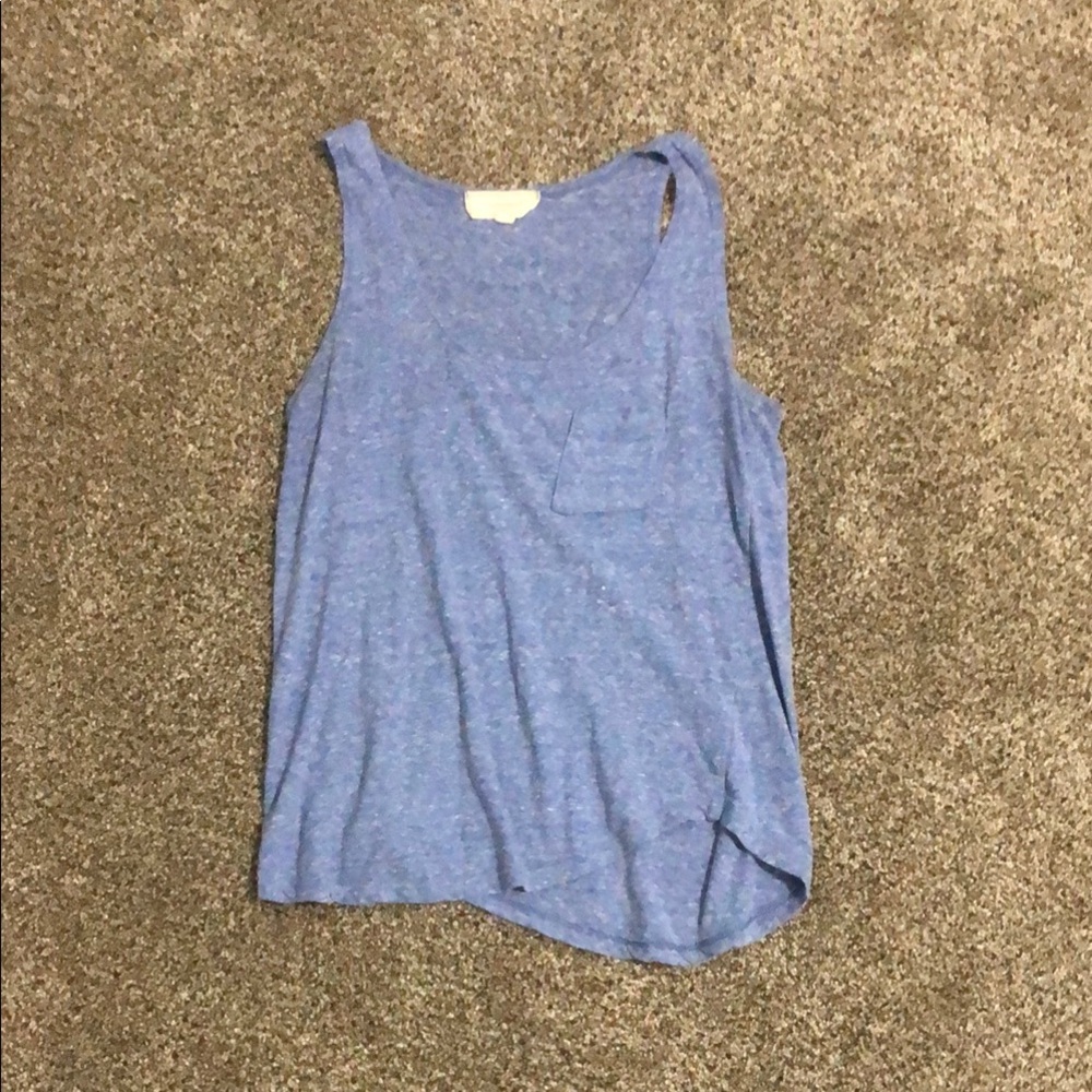 Blue Sleeveless Women's Top